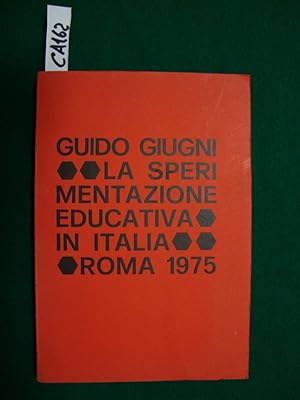 La sperimentazione educativa in Italia - Roma 1975