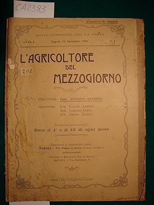 L'Agricoltore del Mezzogiorno - Anno 1908 (alcuni numeri) (periodico)