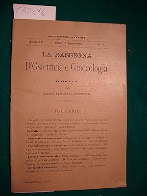 La rassegna D'Ostetricia e Ginecologica - Anno II - n. 8 (periodico)