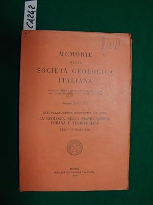 Memorie della società geologica italiana