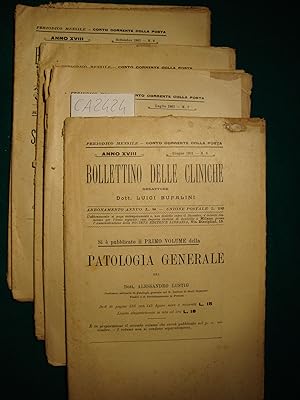 Bollettino delle cliniche - Anno 1901 (Alcuni numeri)(periodico)