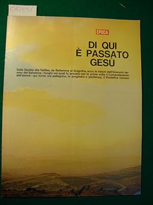 Epoca - Di qui è passato Gesù (Palestina-Israele) (Allegato a periodico)