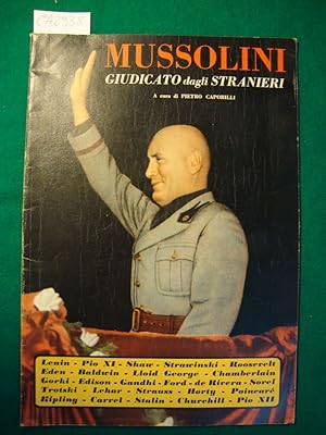 Imagen del vendedor de 7 Anni di Guerra - Mussolini Giudicato dagli Stranieri (Lenin, Pio XI, Shaw, Strawinski, Roosevelt, Eden, Baldwin, Lloid George, Chamberlain, Gorki, Edison, Gandhi, Ford, de Rivera, Sorel, Trotski, Lehar, Strauss, Horty, Poincar, Kipling, Carrel, Stalin, Churchill, Pio XII) - Supplemento al n. 90 del 13 Giugno 1965 a la venta por Studio Bibliografico Restivo Navarra