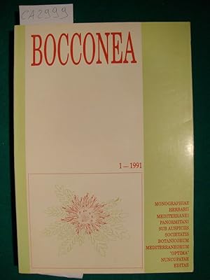 Seller image for Bocconea 1 - Result of the First - Iter Mediterraneum - in south-eastern Spain, June-July 1988 for sale by Studio Bibliografico Restivo Navarra