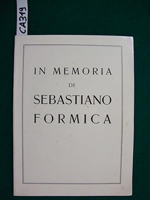 In memoria di Sebastiano Formica