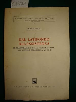 Dal latifondo all'assistenza - Le trasformazioni della società siciliana dal secondo dopoguerra a...