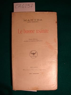 Seller image for Le buone usanze for sale by Studio Bibliografico Restivo Navarra