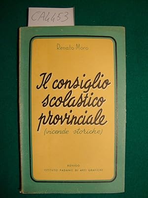 Il consiglio scolastico provinciale (vicende storiche dal 1859 ad oggi)