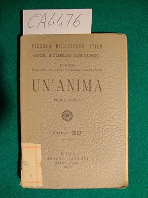 Un'anima - Poema lirico