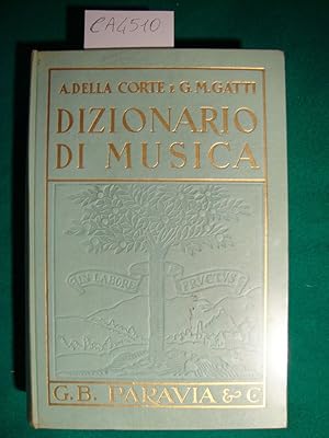 Imagen del vendedor de Dizionario di musica a la venta por Studio Bibliografico Restivo Navarra