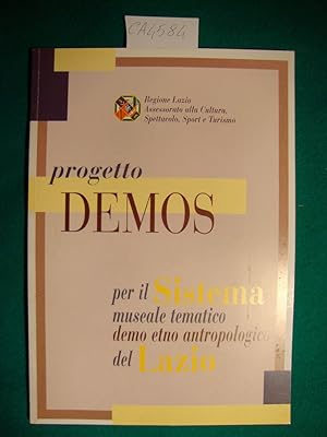 Progetto DEMOS per il Sistema museale tematico demo etno antropologico del Lazio