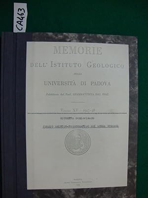 Memorie dell'Istituto Geologico della Università di Padova - Studio chimico-petrografico del coll...