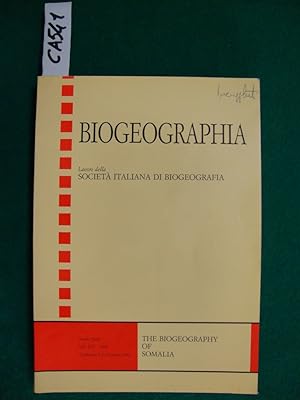 Biogeografia - The biogeography of Somalia (periodico)