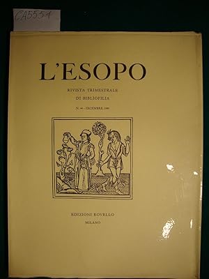 L'esopo - Rivista trimestrale di bibliofilia - N. 44 - Dicembre 1989