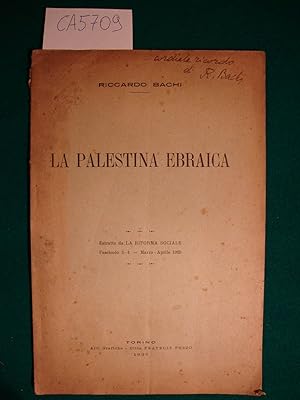 La Palestina Ebraica - Estratto