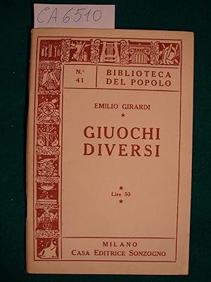 Giuochi diversi