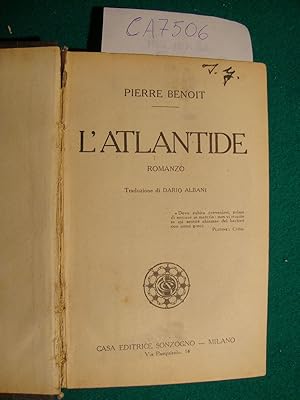 L'Atlantide - Romanzo