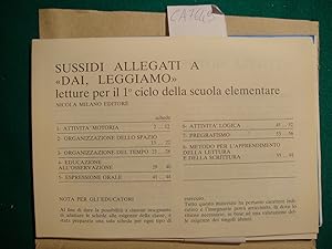 Sussidi allegati a - Dai, leggiamo - - Letture per il 1° ciclo della scuola elementare