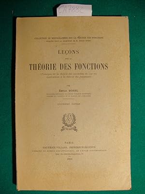 Leçons sur la théorie des fonctions (Principes de la théorie des ensembles en vue des application...