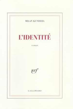 Seller image for L'Identit. for sale by Librairie Vignes Online