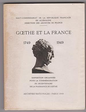 Goethe et la France (1749-1949)