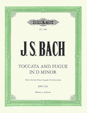 Imagen del vendedor de BACH - Tocata y Fuga en Re menor (BWV:565) para Piano (Johnson) a la venta por Mega Music