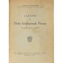 Immagine del venditore per Lezioni diritto internazionale privato venduto da Libreria Antiquaria Giulio Cesare di Daniele Corradi