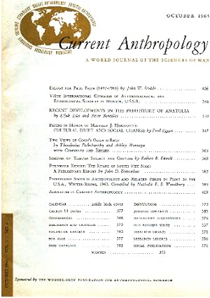 Current anthropology / october 1963