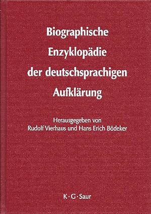 Biographische Enzyklopädie der deutsch-sprachigen Aufklärung