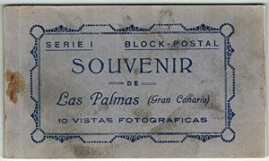 Souvenir de Las Palmas (Gran Canaria). 10 Vistas Fotograficas. Serie I. Block-Postal.