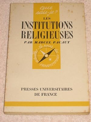 Imagen del vendedor de Les Institutions Religieuses a la venta por Des livres et nous