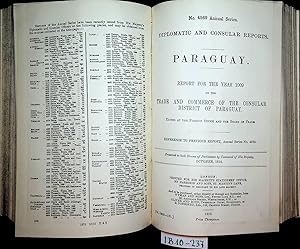 Diplomatic and consular reports. Annual series No. 4555- 4574 bound in 1 Volume [ 19 reports; mos...