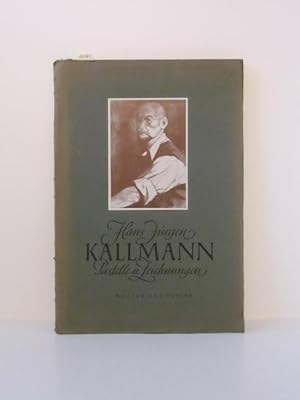 Hans Jürgen Kallmann. Pastelle u. Zeichnungen.