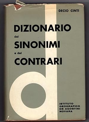 Seller image for Dizionario dei Sinonimi e dei Contrari for sale by Recycled Books & Music
