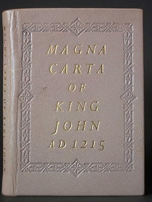 Magna Carta of King John AD 1215