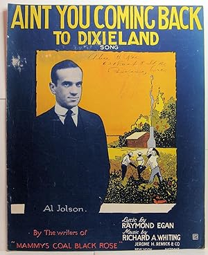 Seller image for AINT YOU COMING BACK TO DIXIELAND SONG for sale by Rose City Books