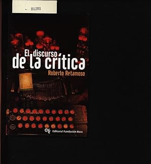 Imagen del vendedor de El discurso de la crtica. . a la venta por Antiquariat Bookfarm