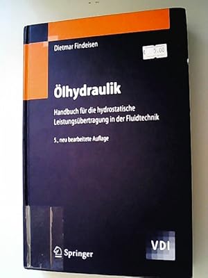 Seller image for lhydraulik. Handbuch fr die hydrostatische Leistungsbertragung in der Fluidtechnik. for sale by Antiquariat Bookfarm