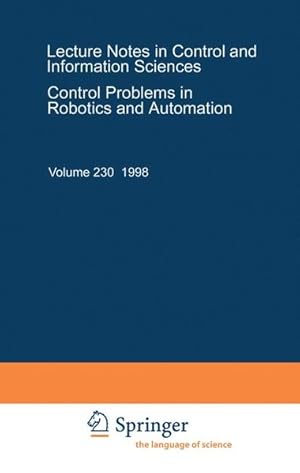 Seller image for Control Problems in Robotics and Automation for sale by Antiquariat Bookfarm