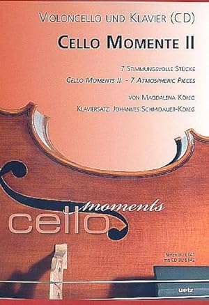 Bild des Verkufers fr Cello-Momente Band 2 (+CD)fr Violoncello und Klavier zum Verkauf von AHA-BUCH GmbH
