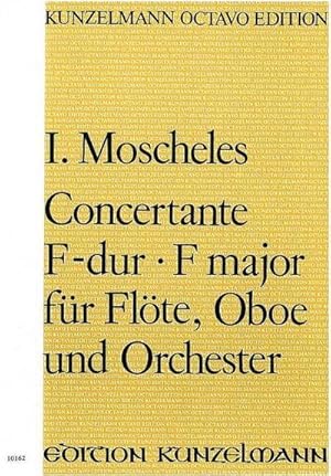 Bild des Verkufers fr Concertante F-Durfr Flte, Oboe und Orchester : Partitur zum Verkauf von AHA-BUCH GmbH