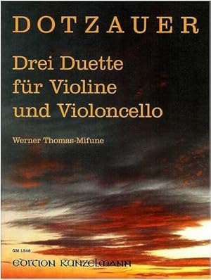 Bild des Verkufers fr 3 Duettefr Violine und Violoncello : Stimmen zum Verkauf von AHA-BUCH GmbH