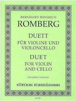 Bild des Verkufers fr Duettfr Violine und Violoncello : Stimmen zum Verkauf von AHA-BUCH GmbH