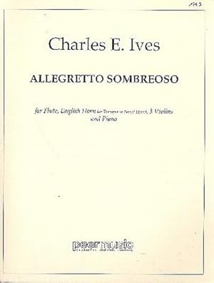 Bild des Verkufers fr Allegretto sombreosofor flute, english horn, 3 violins and piano : parts zum Verkauf von AHA-BUCH GmbH