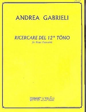 Bild des Verkufers fr Ricercare del 12 tono no.2 for3 trumpets (2 trp, clarinet), 2 trombones : and tuba, score and parts zum Verkauf von AHA-BUCH GmbH