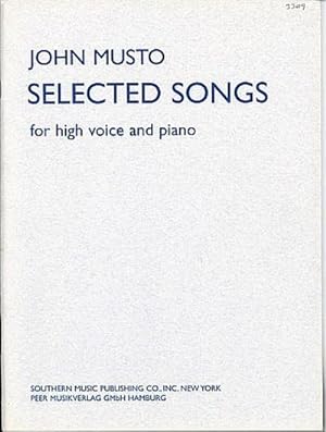 Bild des Verkufers fr Selected Songsfor high voice and piano zum Verkauf von AHA-BUCH GmbH