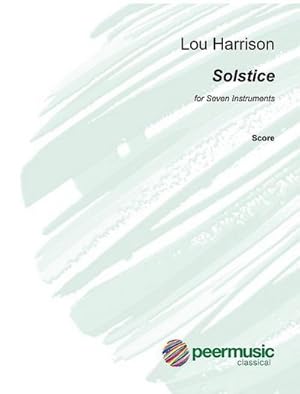 Bild des Verkufers fr Solsticefor 7 instruments (chamber ensemble) : score zum Verkauf von AHA-BUCH GmbH