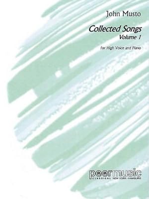 Bild des Verkufers fr Collected Songs vol.1for high voice and piano : score zum Verkauf von AHA-BUCH GmbH