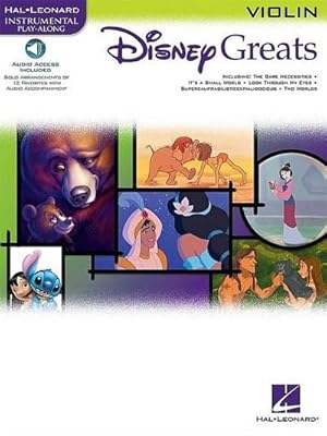 Imagen del vendedor de Disney Greats-Violin [With CD (Audio)] a la venta por AHA-BUCH GmbH