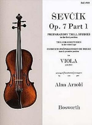 Bild des Verkufers fr Viola Studies Op.7 Part1 : Preparatory Trill Studie zum Verkauf von AHA-BUCH GmbH